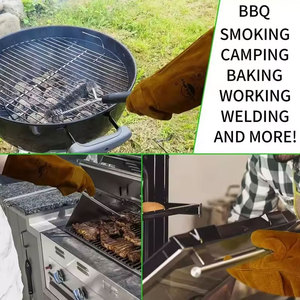 Wholesale Price Working Gloves Hot Sale Rigger Safety Work Gloves Top Quality Cow Split Leather Welding Glove for Industrial Use - Product Image 6