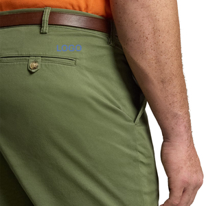 Pantalones Cortos Chino Premium Elásticos, Transpirables y Duraderos de Corte Clásico para Hombre, Estilo Preppy Americana, OEM Personalizado, Moda de Verano - Product Image 5