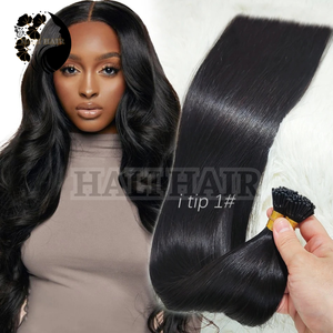 Extensions vierges vietnamiennes Hali K01 I-Tip en gros, Bac Ninh 100g, finition lisse, trame simple, super double trame, toutes les couleurs - Product Image 1