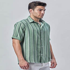 2024 été personnalisé hommes décontracté à manches courtes hawaïen impression chemise respirant vacances porter approvisionnement en gros - Product Image 6