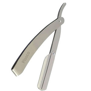 มีดโกนพับได้แบบกำหนดเอง สแตนเลสสตีล มีดโกนตรง สแตนเลสสตีล ใบมีดโกนตรงสำหรับช่างตัดผม - Product Image 3