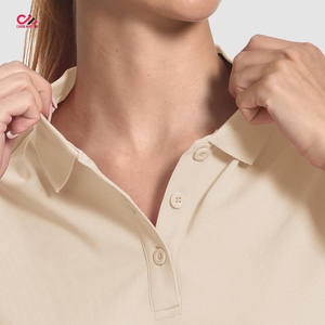 Chemises polo pour femmes, manches courtes, confortables, respirantes, personnalisables en différentes couleurs et tailles, vêtements d'été - Product Image 5
