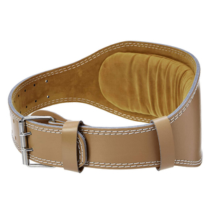 Quality Padded Leather Fitness Weight Lifting <b>Belt</b> Sports Weightlifting Waist Support Straps Gym Fitness Training <b>Belts</b> - Product Image 3