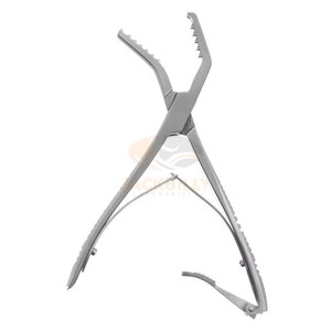 Pinces à os courbées latéralement 21 cm / 8 po, instruments chirurgicaux orthopédiques, fixation des fractures, haute qualité - Product Image 1
