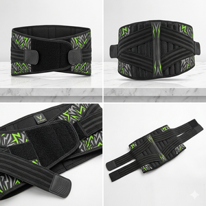 Ceinture de compression EVA LARASTAR LS0877 pour l'entraînement physique, soutien du dos, résistante à l'usure, design unisexe, 7 pièces, douce - Product Image 2