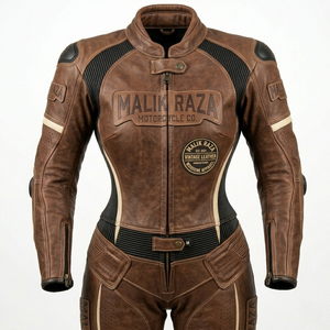 Combinaison de moto pour femme de luxe faite à la main, taille personnalisée, sur mesure - Product Image 3