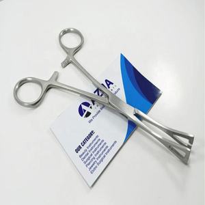 High Quality Stainless Steel Pennington <b>Piercing</b> <b>Clamp</b> Forceps with Triangular Jaws for Professional Body <b>Piercing</b> tool - Product Image 4
