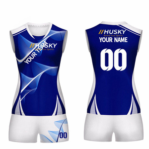 Uniforme de Voleibol Ligero, Cómodo, Personalizado, Impreso, Transpirable, de Secado Rápido, 100% Poliéster, Servicio OEM, el Mejor Uniforme - Product Image 1