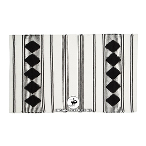 2025 Modern Stylish <b>Boho</b> Hand Woven Cotton Reversible Waterproof Eco-Friendly <b>Rug</b> Handmade Washable Living Room Carpet ITHL - Product Image 5