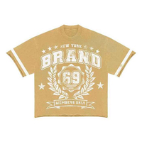 Ensemble de shorts en coton épais pour homme, 2 pièces, t-shirt et short, tenue d'été confortable, style streetwear délavé au soleil
