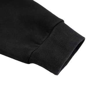 เสื้อฮู้ดดี้ทรงบ็อกซี่ ซิปหน้า ผ้าขนสัตว์คุณภาพสูง ตัดเย็บอย่างดี ไซส์ใหญ่ ไหล่ตก ดีไซน์เรียบง่าย ซิปแบบหนา สำหรับผู้ชายและผู้หญิง - Product Image 4