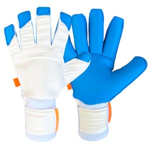 ถุงมือผู้รักษาประตูฟุตบอลมืออาชีพ หนาพิเศษ กันลื่น สำหรับผู้ชาย ผลิตจากยางลาเท็กซ์ ทนทานต่อการสึกหรอ เหมาะสำหรับการฝึกซ้อม ผลิตในประเทศปากีสถาน - Product Image 5