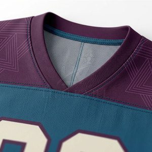 Camiseta de Fútbol Americano para Hombre, Uniforme Deportivo Personalizado, Diseño Atlético Ligero y Transpirable, Ajuste Cómodo, Corta, 100% - Product Image 4
