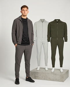 Survêtements décontractés unisexes anti-boulochage de qualité supérieure, style streetwear printemps 2026, personnalisables, légers et extensibles dans les quatre sens - Product Image 1