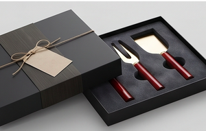 Stainless Steel Cheese Spreader Elegant Design With Gold Head <b>Red</b> Handle Perfect for <b>Kitchen</b> <b>Accessory</b> Flatware Cutlery Set - Product Image 4