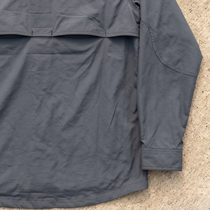 Chest Pocket Windbreaker Shirts 100% Nylon Waterproof Shirt Men's Button <b>Up</b> Rain Shirts Tops Mens Custom Wind Breaker Shirt Tops - Product Image 5