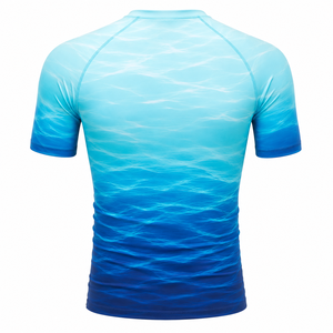 เสื้อรัดรูปแขนยาวสำหรับผู้ชาย ป้องกันรังสียูวี เหมาะสำหรับออกกำลังกาย วิ่ง ฟิตเนส และเล่นกีฬา - Product Image 2