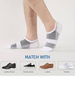 Soft Breathable <b>Men's</b> Ankle <b>Dress</b> <b>Socks</b> Cartoon Pattern Offering Comfort Elasticity Lasting Durability Sporty Quick Dry - Product Image 5