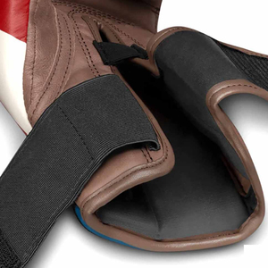 Custom Made Leather Boxing Gloves with Quick Drying Hook & Loop Closure Custom Logo for Men's Training & Competition Size L - Product Image 6