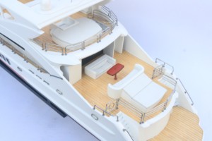 Modelo de Yate Moderno de Madera Hecho a Mano SUNSEEKER PREDATOR 130 - Product Image 5