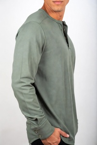เสื้อเชิ้ตคอร์ดูรอยแขนยาวสำหรับผู้ชาย เนื้อผ้าอบอุ่น สไตล์ลำลองสำหรับฤดูหนาว ทรงปกติ - Product Image 2