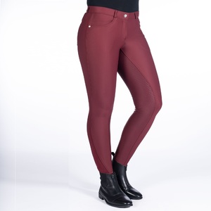 High Quality 4-way Stretch Horse Riding Breeches <b>Leggings</b> Tights <b>Equestrian</b> Wear Pants on Technical Fabric with Soft Feel - Product Image 1