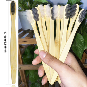 Supply Bamboo <b>Toothbrush</b> <b>Toothbrush</b> Customized Ultra Soft Round Bamboo Charcoal <b>Toothbrush</b> <b>With</b> Bamboo <b>Case</b> Cheap Price - Product Image 2