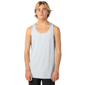 High Quality <b>Men's</b> Women's Summer Gym Tank Top Solid <b>White</b> Bamboo Fiber Knitted Inner <b>Vest</b> Turtleneck Eco-Friendly Breathable - Product Image 1