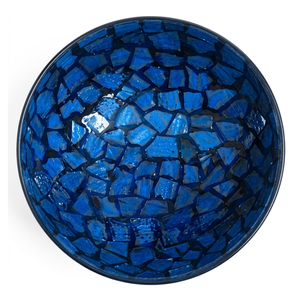 Bol en coquille de noix de coco avec motif sculpté naturel, finition éco-responsable, surface lisse et polie pour cuisines - Product Image 1