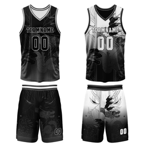 Maillot de basketball personnalisé en sublimation, respirant, réversible, pour équipe, conception en 1 jour, livraison en 3 jours - Product Image 1