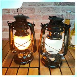 Linterna LED Portátil de Estilo Retro para Camping y Paisajismo, Alta Luminosidad, Construcción en ABS, Impermeable IP44, Regulable, Imitación - Product Image 6