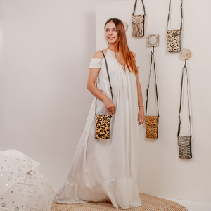 Nouveauté : Sac bandoulière en cuir imprimé léopard pour téléphone portable, collection élégante pour femmes, pochette à poignet, sac à bandoulière - Product Image 3