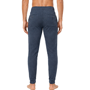 <b>Mens</b> Waffle Knit Casual <b>Trousers</b> Slim Fit Jogger Pants Textured Fabric <b>Elastic</b> Waist Drawstring Custom Everyday Bottoms <b>Mens</b> - Product Image 5