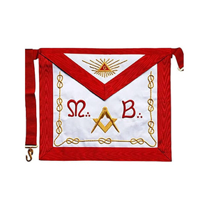 ผ้ากันเปื้อนล็อดจ์สั่งทำคุณภาพสูง ผ้ากันเปื้อนหนังปักลายมาร์แชลยอดนิยมสำหรับขาย เครื่องประดับเมสันงานปัก - Product Image 1