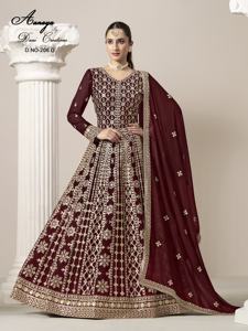 2024 Eid especial estilo pakistaní vestido colección púrpura indio tradicional Salwar traje con Dupatta para fiestas de boda - Product Image 6