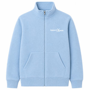 Sudadera de Forro Polar Personalizada para Hombre con Cierre Completo, Cuello Alto y Bolsillo Tipo Canguro, Chaqueta Casual - Product Image 5