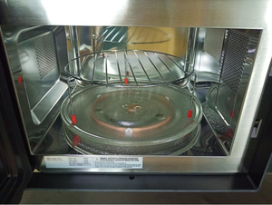 Horno <span class=keywords><strong>Microondas</strong></span> Empotrable de 60 cm <span class=keywords><strong>con</strong></span> <span class=keywords><strong>Grill</strong></span>, 25L, Cristal Negro - Product Image 5