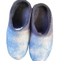 Pantuflas de hombre antideslizantes, transpirables, de fieltro, cerradas, ligeras, desechables, cálidas, para interiores, de secado rápido y absorbentes del sudor.