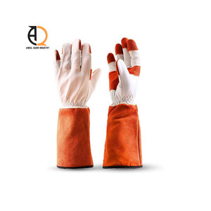 Gants de soudage en cuir résistants à la chaleur, gants de travail de protection - Product Image 2