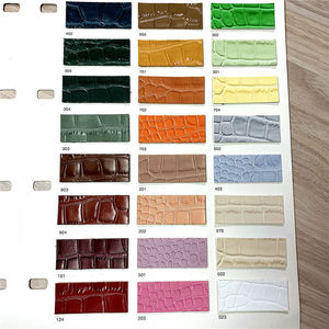Cuero Sintético de PU con Relieve de Piel de Cocodrilo para Decoración de Asientos de Auto, Bolsos de Hombro y Carteras, en Oferta - Product Image 3