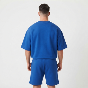 Ensembles de shorts et survêtements amples en coton pour hommes – Collection été – Vente en gros – 2 pièces - Product Image 6