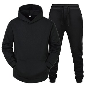 Ensemble de survêtement streetwear pour homme 2024, 2 pièces, sweat-shirt à capuche + pantalon, vêtements de sport décontractés - Product Image 1