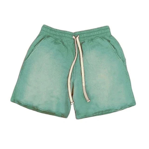 Dark Style Anti Wrinkle Cotton Mid Waist <b>Large</b> Pocket Drawstring Design Tooling Casual High Street Trend Ro Short Pants For Men - Product Image 5