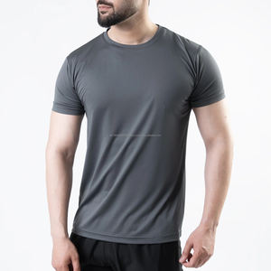 Camisetas de Hombre de Alta Calidad, 100% Poliéster, Casuales, Elásticas en 4 Direcciones, Cuello Redondo, Manga Corta - Product Image 1