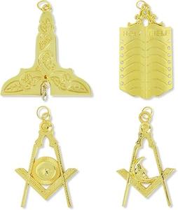 ชุดเครื่องประดับปกเสื้อพรีเมียมสำหรับสมาชิกสมาคมเมสัน 12 ชิ้น - เครื่องราชอิสริยาภรณ์อย่างเป็นทางการสำหรับสมาชิกสมาคม - Product Image 3