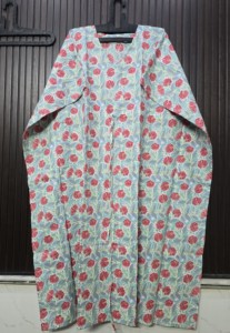 Robe ample à imprimé floral pour femmes grandes tailles, col en V, manches longues, style bohème, robe décontractée longue jusqu'aux chevilles - Product Image 5