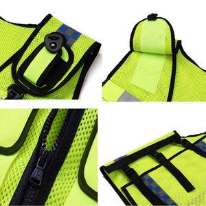 Gilet de sécurité professionnel 2025, vente en gros, personnalisable, offre spéciale pour hommes - Product Image 3