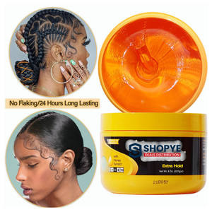 Gel Acondicionador Herbal de 8oz para Peinado, Fijación Fuerte para Trenzas, Brillo y Sin Residuos, Suministro Directo de Fábrica OEM - Product Image 6