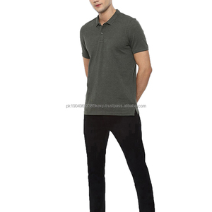 Camiseta Polo Personalizada con Logotipo Bordado, Transpirable, para Hombre, Diseño Sólido, Cuello Camisero, Camisa de Golf, Ropa de Trabajo Informal de Negocios - Product Image 4