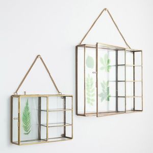 Wholesale <b>Vintage</b> Metal Glass Hanging Photo <b>Frame</b> Rustic Home Decor Wall Art <b>Picture</b> Display <b>Frame</b> Custom Hospitality Supplier - Product Image 2